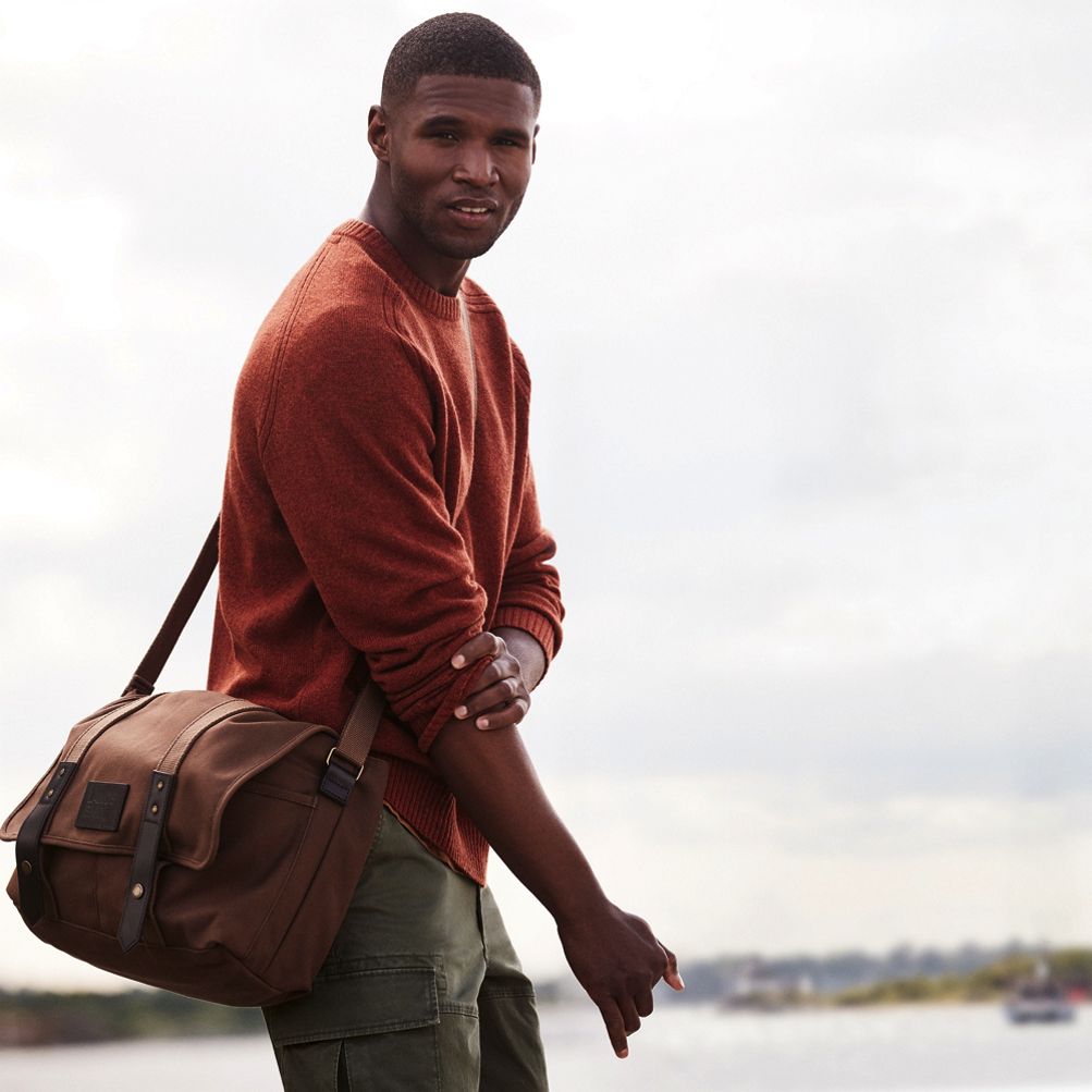 Waxed Canvas Messenger Bag