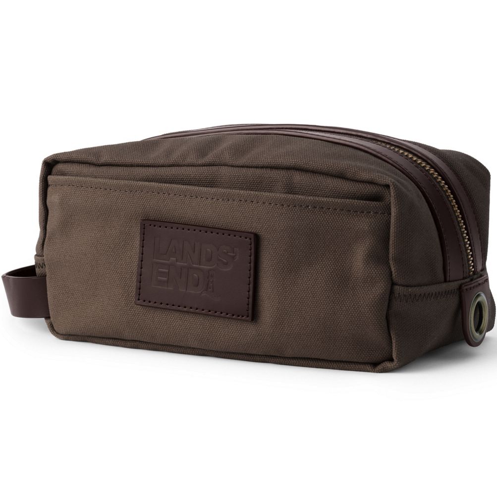 Lands end waxed discount canvas duffle bag