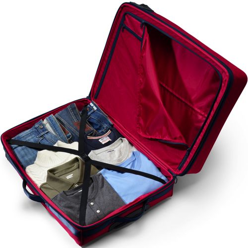 Travel Checked Rolling Luggage Bag - image 3