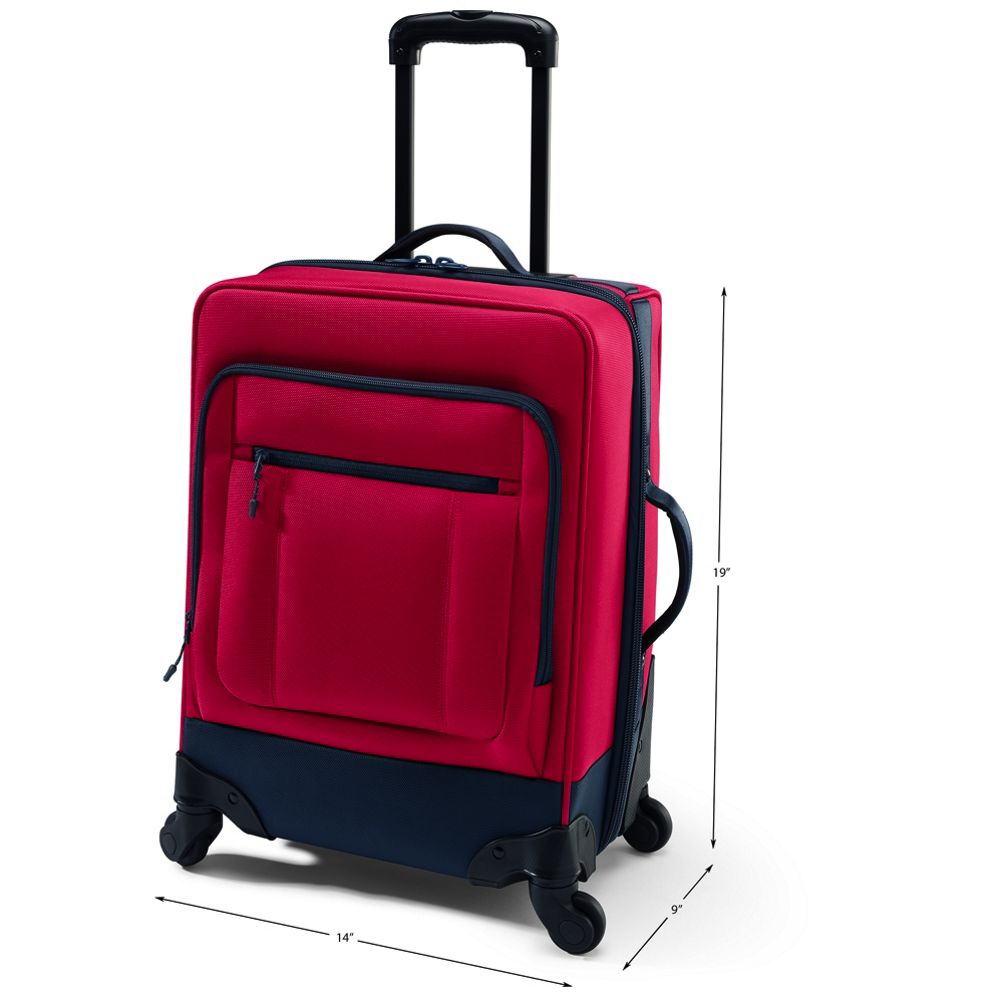 Travel Carry On Rolling Luggage Bag Lands End