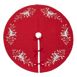 Saro Lifestyle 54" Embroidered Reindeer Christmas Tree Skirt, alternative image