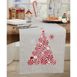 Saro Lifestyle Peppermint Christmas Tree 16''x72'' Table Runner, alternative image