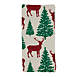 Saro Lifestyle Deer and Christmas Trees Print Cotton Dinner Napkins - Set of 4, alternative image
