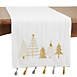 Saro Lifestyle Christmas Trees Cotton 16''x72'' Table Runner, alternative image