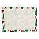 Saro Lifestyle Deer and Christmas Trees Print Cotton Placemats - Set of 4, alternative image