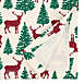 Saro Lifestyle Deer and Christmas Trees Print Cotton 14''x72'' Table Runner, alternative image