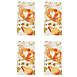 Saro Lifestyle Fall Pumpkin Cotton Print Dinner Napkins - Set of 4, alternative image