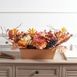 Safavieh 25'' Artificial Peony and Pumpkin Fall Potted Arrangement, alternative image