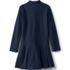 Girls Long Sleeve Mesh Pleated Polo Dress, Back