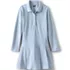 Girls Long Sleeve Mesh Pleated Polo Dress, Front