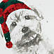 Mina Victory Holiday Dog Christmas Decorative Throw Pillow, alternative image