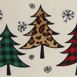 Mina Victory Holiday Trees Christmas Decorative Throw Pillow, alternative image