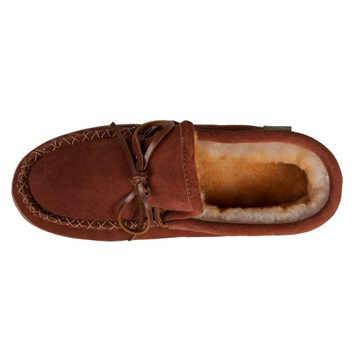 mens sheepskin moccasins