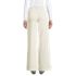 Women's Petite High Rise Wide Leg Corduroy Pants, Back