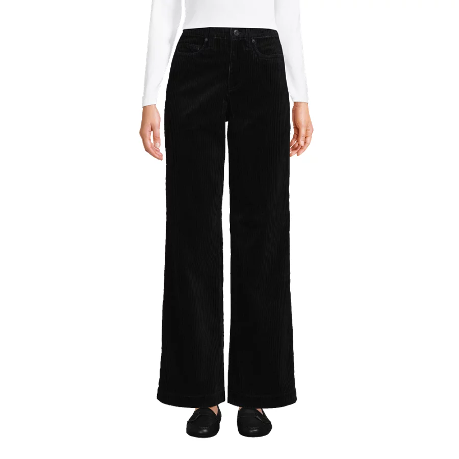 Women's High Rise Wide Leg Corduroy Pants view 2