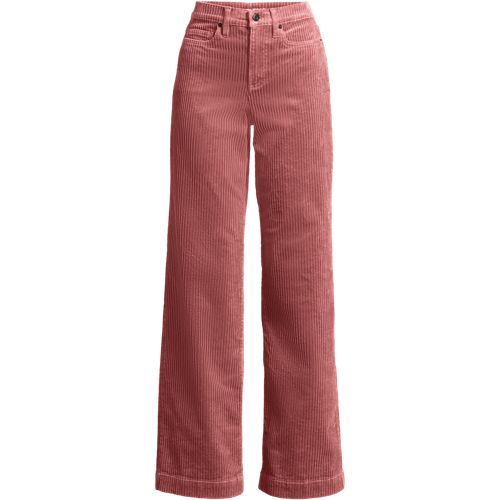 Women's High Rise Wide Leg Corduroy Pants, Front