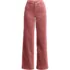 Women's Plus Size High Rise Wide Leg Corduroy Pants, Front
