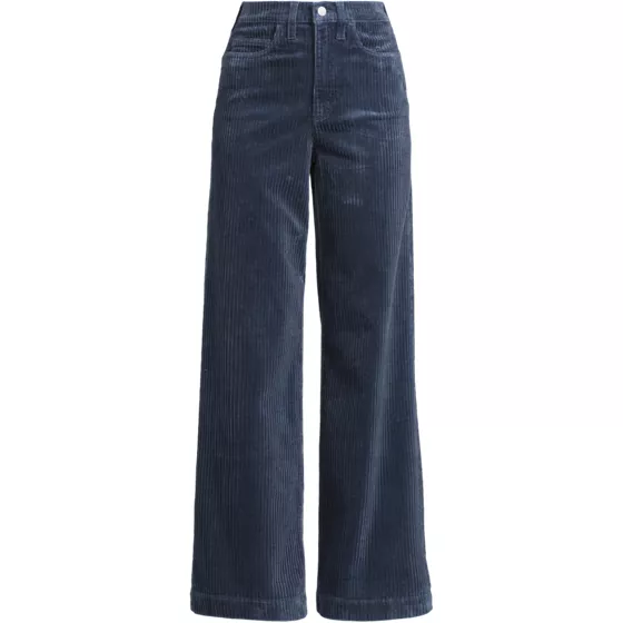 Women's Plus Size High Rise Wide Leg Corduroy Pants - primary