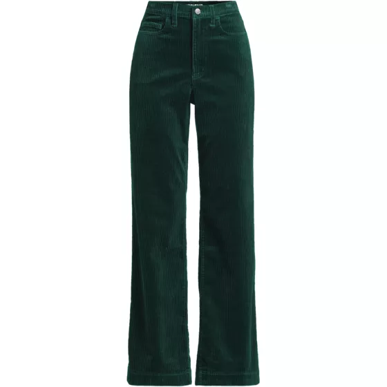 Women's High Rise Wide Leg Corduroy Pants - primary