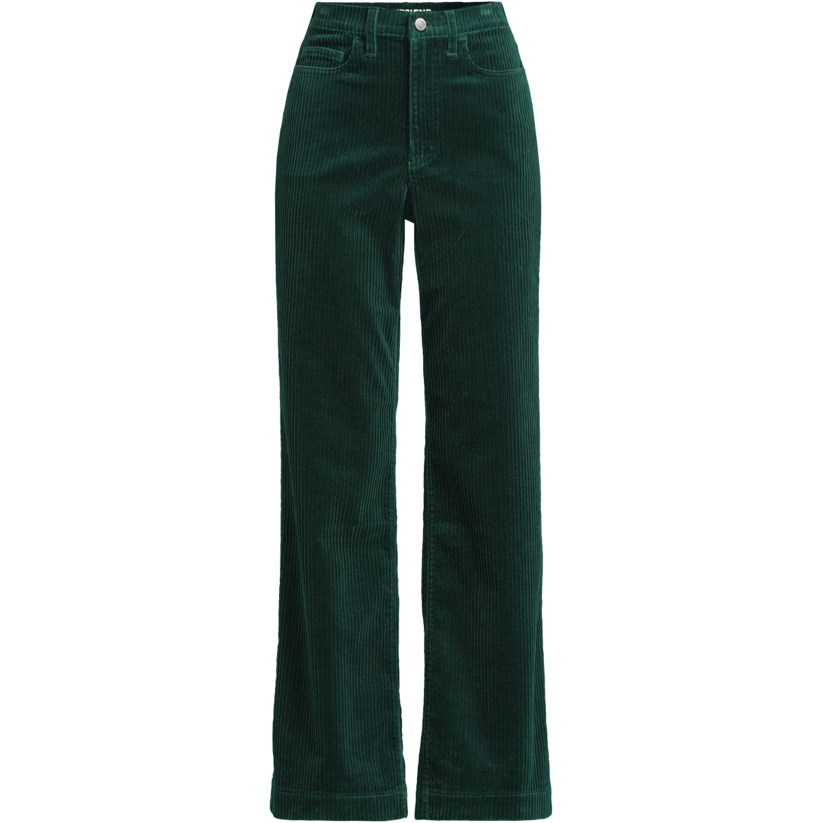 Women's Tall High Rise Wide Leg Corduroy Pants — Evergreen by Lands' End
