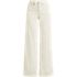 Women's Petite High Rise Wide Leg Corduroy Pants, Front