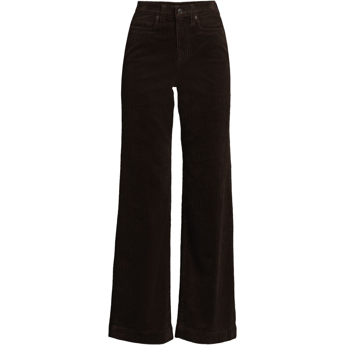 Women's High Rise Wide Leg Corduroy Pants