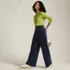 Women's High Rise Wide Leg Corduroy Pants, alternative image