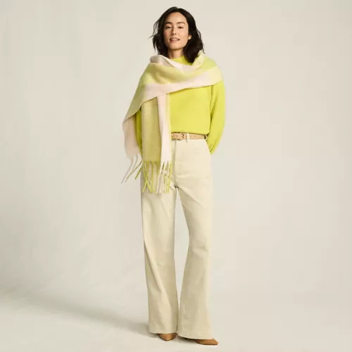 Women's High Rise Wide Leg Corduroy Pants