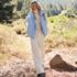 Women's Petite High Rise Wide Leg Corduroy Pants, alternative image