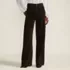 Women's High Rise Wide Leg Corduroy Pants, Front