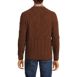 Men's Lambswool Cable Crewneck, Back