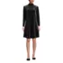 Women's Long Sleeve Velvet Turtleneck Dress, Front