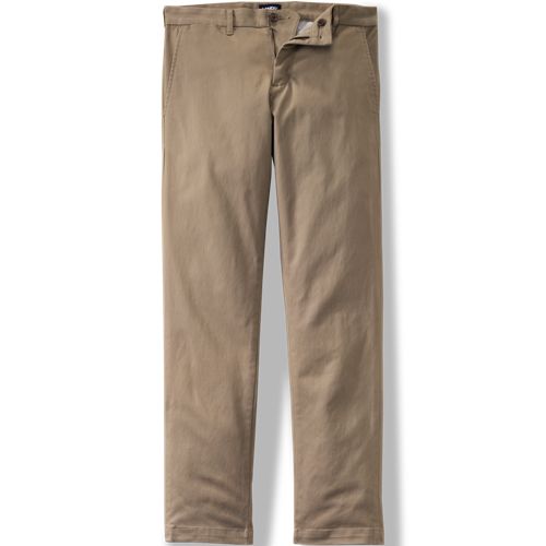  Lands' End Ultimativ-chino In Wunschlänge, Straight Fit, Herren, Größe:58 Regular, Beige, Baumwolle/elasthan/polyester, By Lands' End 