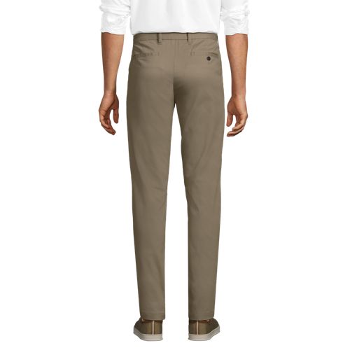  Lands' End Ultimativ-chino In Wunschlänge, Slim Fit, Herren, Größe:44 Regular, Beige, Baumwolle/elasthan/polyester, By Lands' End 