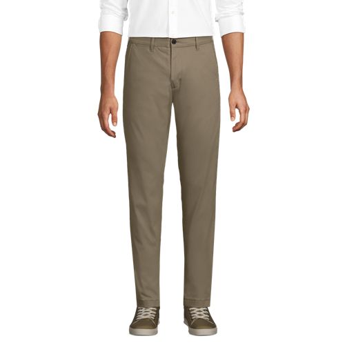  Lands' End Ultimativ-chino In Wunschlänge, Slim Fit, Herren, Größe:44 Regular, Beige, Baumwolle/elasthan/polyester, By Lands' End 