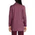 Women's Petite Sweater Fleece Shirt Jacket, Back