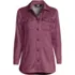 Women's Petite Sweater Fleece Shirt Jacket, Front