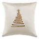 Safavieh Gold Christmas Tree Decorative Throw Pillow, alternative image