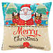 Safavieh Santa and Reindeer Christmas Decorative Throw Pillow, alternative image
