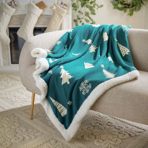 Lands end best sale fleece throw blanket