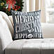 Safavieh Merry Christmas North Pole Decorative Throw Pillow, alternative image