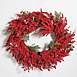 Safavieh 30'' Berry and Pine LED Light Artificial Wreath, alternative image