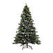 Safavieh 90'' Pre Lit Artificial Christmas Tree with Faux Pine Cones, alternative image