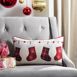 Safavieh Christmas Stocking Decorative Throw Pillow, alternative image
