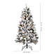 Safavieh 66'' Pre Lit Artificial Frosted Christmas Tree, alternative image