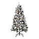 Safavieh 66'' Pre Lit Artificial Frosted Christmas Tree, alternative image
