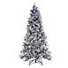 Safavieh 90'' Pre Lit Artificial Frosted Christmas Tree, alternative image
