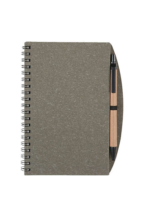 Eco Inspired Custom Logo Spiral Notebook and Pen Set