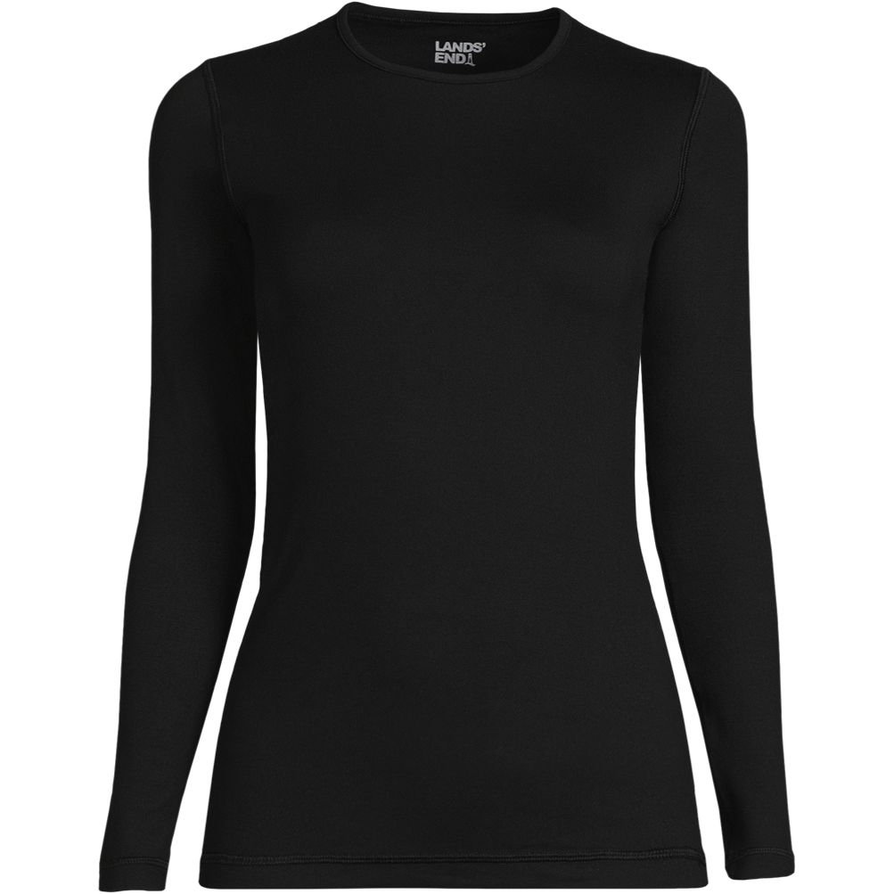 Women's Baselayer Cozy Thermaskin Crewneck Top | Lands' End