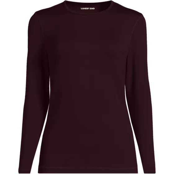 Women's Petite Baselayer Cozy Thermaskin Crewneck Top - primary